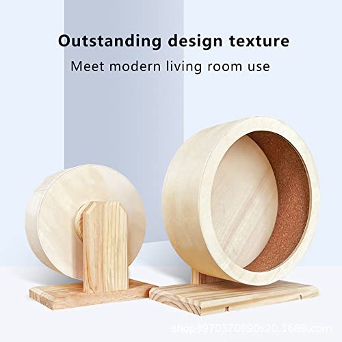 TINMAGI Ruota per Criceto in Legno, Ruota per