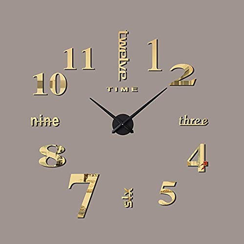 Horloge murale décoration maison grand format sans tic-tac agaçant