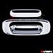 A-PADS Chrome Tailgate Handle Cover for Chevy Silverado [All Models] 1999-2000 01 02 03 04 05 2006 Compatible with(Just Overlay Stick on, NOT for SNAP in Replacement)