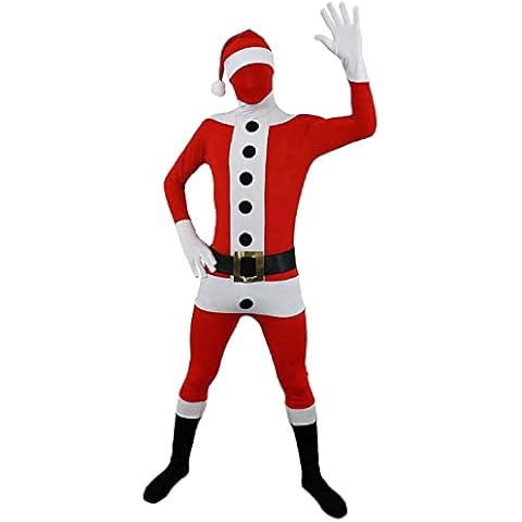 Adults Santa Skinsuit Costume for Christmas Cover