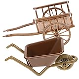 Schiebewagen für kinder – dieser mini-wagen kann als mini-gartendekoration, topfdekoration, mikro-landschafts-requisite usw. als mini-zubehör verwendet werden.