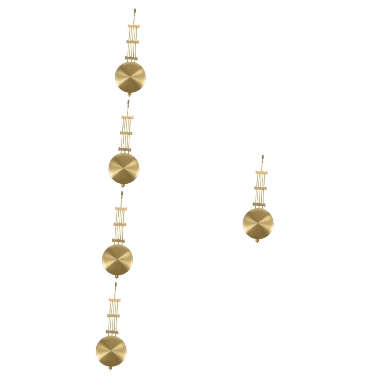 NUOBESTY 5 Pièces Pendule de Mur Accessoire de Remplacement pour Pendule DIY Design Élégant Durable Compatible avec Divers Modèles