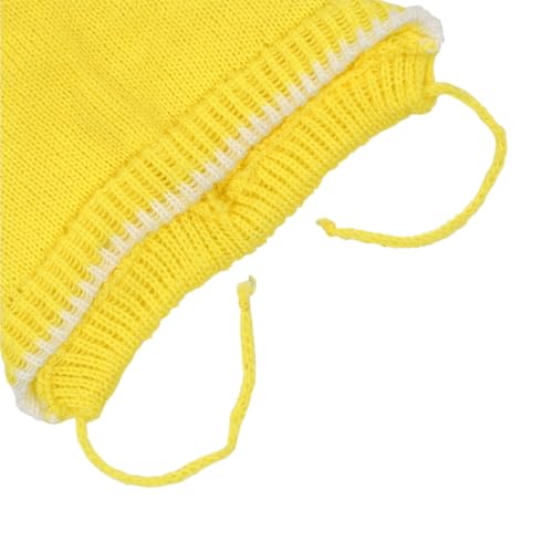 Image of Baby Winter Sweater | Wool Knit Full Sleeve Cardigan for Babies | Soft Warm Winter Clothing for Newborn Boys Girls & Toddlers Combo Pink & Yellow (3 to 6 Months) Pack of 2