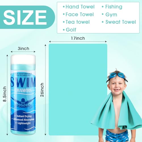 SmoothNovelty 2 Pack Swim Chamois Towel miniatura 2