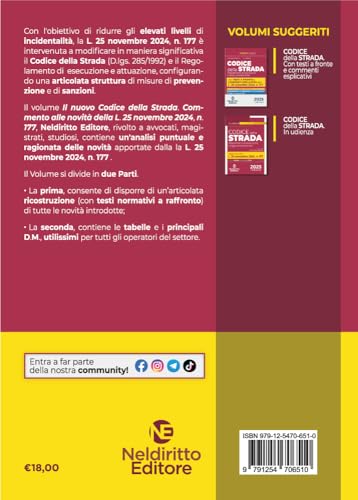 Il Nuovo Codice Della Strada. Commento Alle Novità Introdotte Dalla Riforma 2024. Nuova Ediz. - 2
