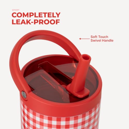 Image of HydroJug Sport 14 oz For Kids 4+ Water Bottle with Straw, Summer Picnic