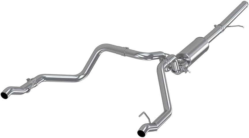 MBRP S5085AL 2.5" Cat Back, Dual Rear Exhaust System (Aluminized Steel)