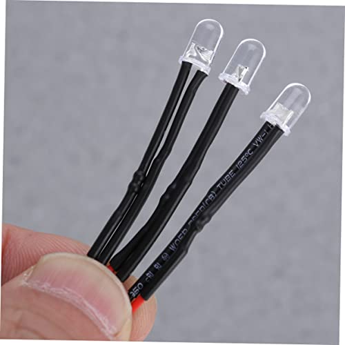 SEWOART 50 Unidades Diodos Led Luz Levou Para Carro Levou Luz Clara Led Emitindo Luz Brinquedos Vari