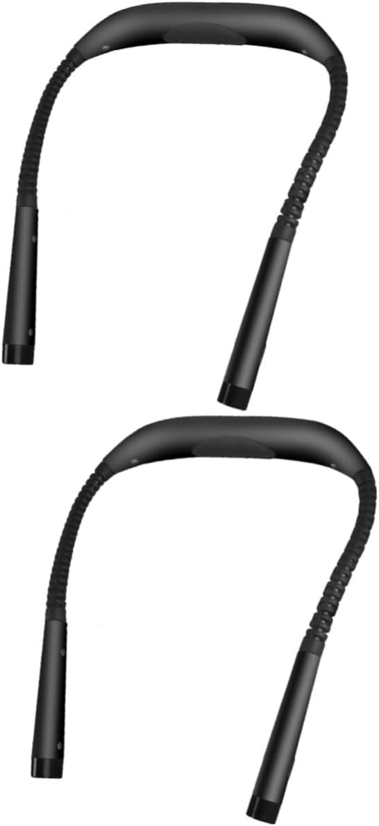 Gadpiparty 2pcs Rechargeable Neck Light Flexible Led Reading Lamp for Hands Use Bed Adjustable Brightness USB Rechargeable for Nighttime Reading and Outdoor Activities