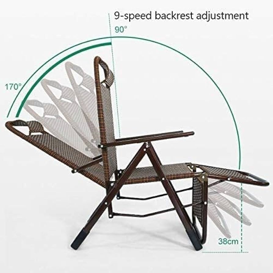 Amazon｜籐サマーチェアリクライニングチェアデッキチェア折りたたみ
