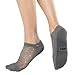 Shashi Charcoal Glitter Mesh Non Slip Ergonomic Socks Pilates Barre Ballet Yoga Dance ...