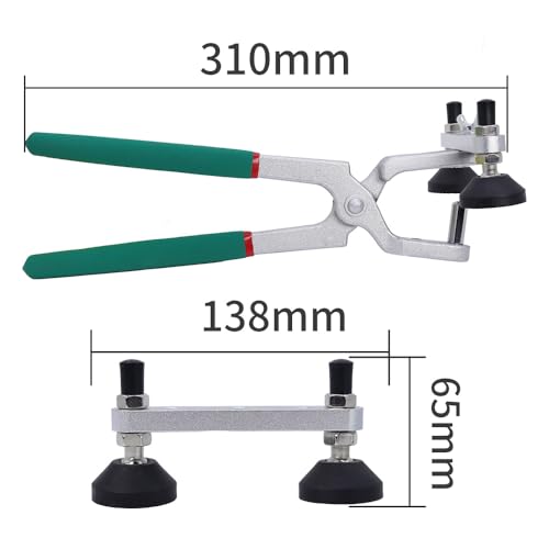Image of Paintless Dent Repair Kit Fender Edge Plier Heavy Duty Car Door Panel Dent Puller Fix Tool Metal Crimp Vise Auto Fender Panel Leaf Edge Pliers Repair Tools