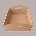 10 Pezzi Cesto Carta Cartone Onda Avana Grande 430x300H100 Strenne Cesti Natalizi di Natale Enogastronomia Average Brown Cardboard Box