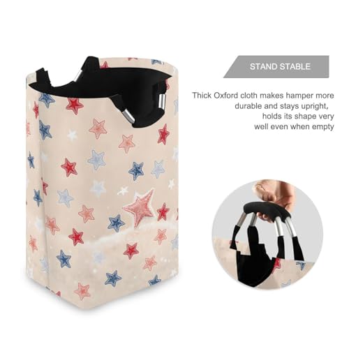 Panier à linge coloré 50L étanche et pliable avec poignées solides - 4