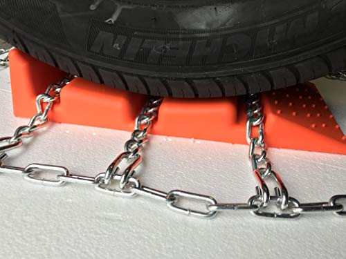 TireChain.com Tire Chains Ramps - SNO-Chain Ramps Safety Orange Color - Thumbnail 4