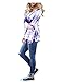 Blooming Jelly Women's Fashion Criss Cross V Neck Long Bell Sleeve Tie Dye Shirt Top