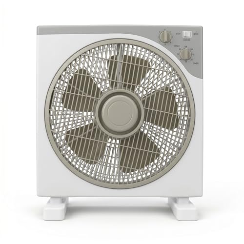 The Pure Factory | Ventilador BoxFan 30 cm Typhoon | Potente y Compacto | Ventilación eficiente para Cultivo de Plantas | Diseño Ligero y fácil de Transportar | Ideal para Espacios reducidos