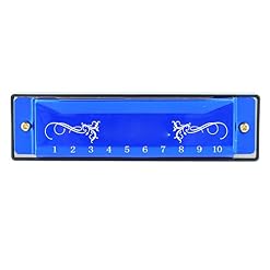 Harmonica, 20 Chansons Harmonica 10 Trous Longue Durée pour le Voyage (Bleu) - Les Beatles, Paul McCartney, John Lennon, RIngo Starr, George Harrison