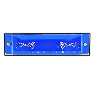 Harmonica, 20 Chansons Harmonica 10 Trous Longue Durée pour le Voyage (Bleu) - Les Beatles, Paul McCartney, John Lennon, RIngo Starr, George Harrison