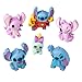 Stitch Surprise 6 Pack Mini Figure Erasers - Get 6 Real, Flexible Erasers to Assemble, Use and Collect, Great for Back to School, Blind Bag Inspired Kids Toy