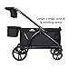 Baby Trend Expedition 2-in-1 Stroller Wagon Plus, Ultra Black