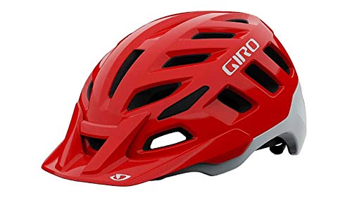Capacete Ciclismo Bike Giro Radix Original Viseira Sem Mips Vermelho Branco