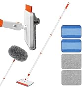 Amazon.com: Qaestfy Baseboard Cleaner Tool with Handle, Wall Floor Mop ...