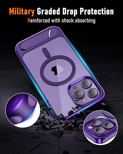 Coque magnétique puissante iPhone 16 Pro Max avec béquille réglable intégrée