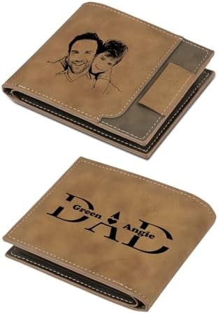Gifts for Fathers Day Personalized Wallets for Men Custom Photo W...