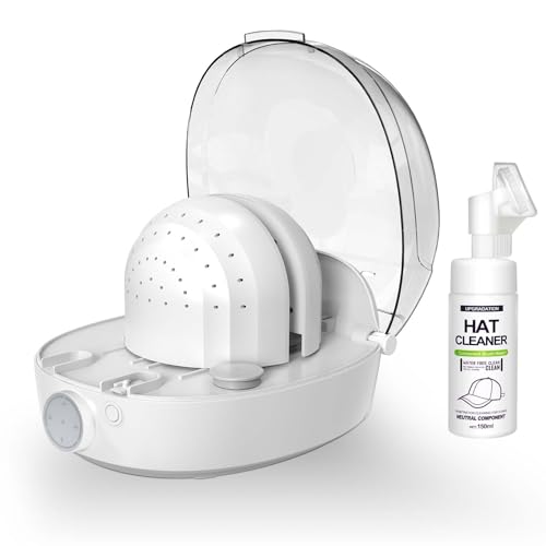 FANWINYU Automatic Cap Cleaner with steam and Dry,Steam Iron to Reshape the Hat,Restore Misshapen Hat/Cap Natural Shape with Steam and Hot&Cold Wind