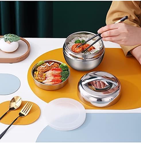 Frasco De Comida con Aislamiento Al Vacío, Termos para Comida Caliente, Acero Inoxidable, Sin Bpa, para Niños, Almuerzo Escolar, Adultos, Llevar El Almuerzo Al Trabajo, Tres Capas, Two Layers