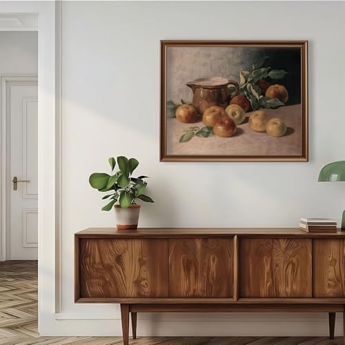 16 PCS Framed Vintage Canvas Wall Art Decor, Fruits Farmhouse Wall Prints for Kitchen Bedroom Bathroom Office, Rustic Posters for Living Room Aesthetic, Painting Artwork — view 3