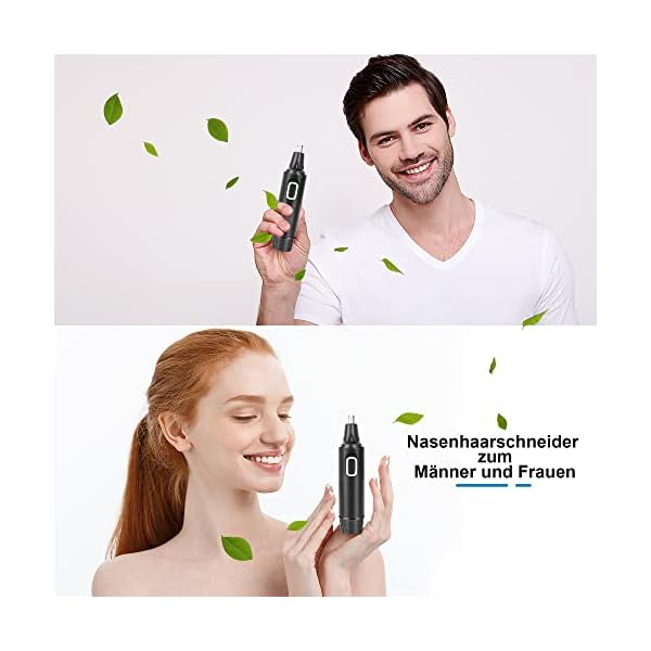 Nasenhaartrimmer Nasenhaarschneider Ohrhaarschneider, Nasen und Ohrenhaartrimmer, Augenbrauen-Lippenhaare Schmerzloser… – Bild 8