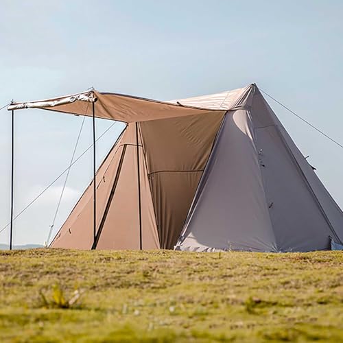 Carpa familiar ultraligera para camping, 4 estaciones, rápida miniatura 5