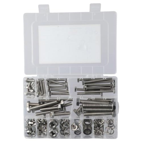 HOBBYIN gbN{gLbg 190 M6 M8 M10 ϋv ZplW {gƃibg tbg&bNbV[lߍ킹Lbg 304XeXX`[{g&ibgLbg [P[Xt(9TCY)