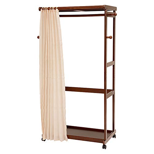 萩原 ハンガーラック ダークブラウン 幅92 VR-7234DBR