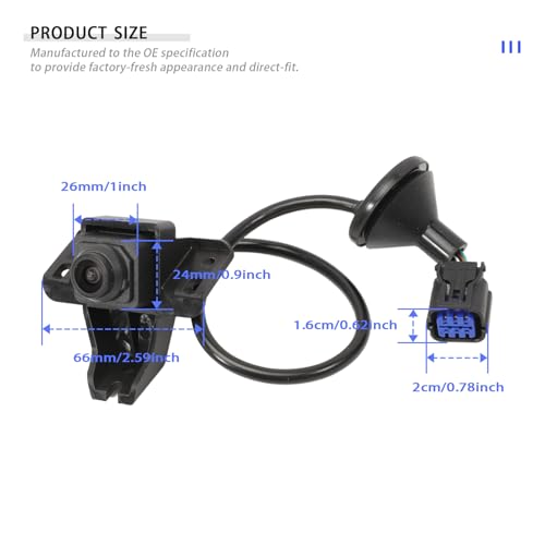 Image of Car Backup Camera for Hyundai Elantra 2021 2022 99240BU500 99240AA100 Parking Assist Camera