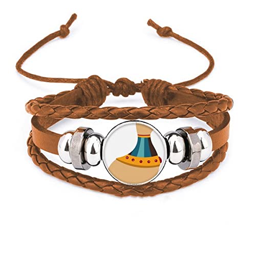 Bracelet en cuir chat égyptien : accessoirisez votre style quotidien avec ce totem mystique