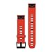 Garmin QuickFit 22 Watch Band - Flame Red Silicone