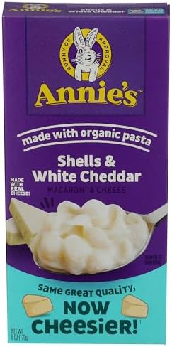 Annie's Homegrown Macaroni & Cheese - Shells & White Cheddar - 6 oz