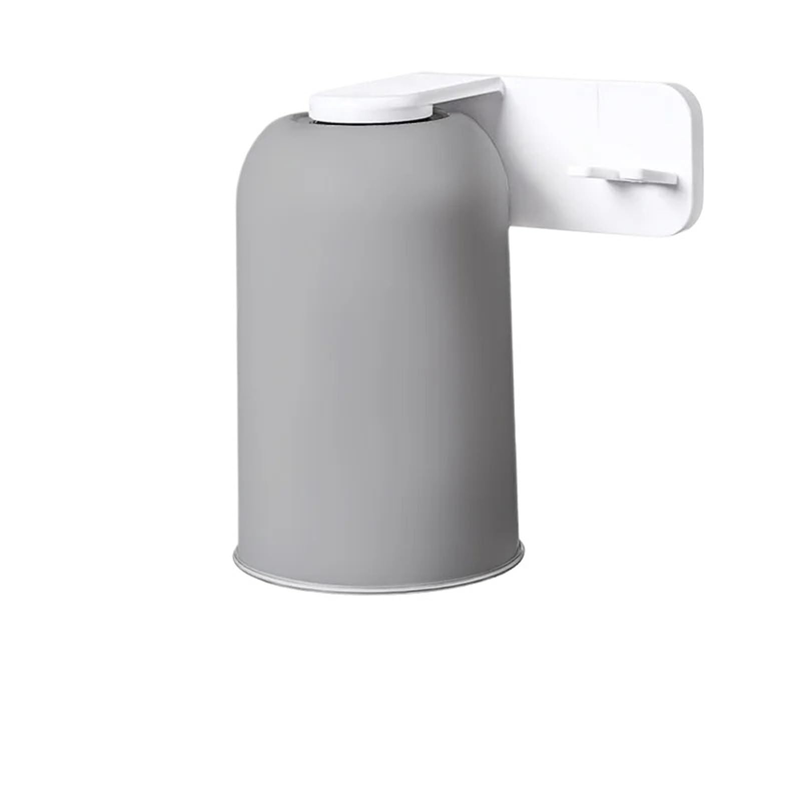 1Pcs Suction Mouthwash Cup Toothbrush Holder Stainless Steel Wall Hanging Without Punching For Bathroom, Washroom(Grey)