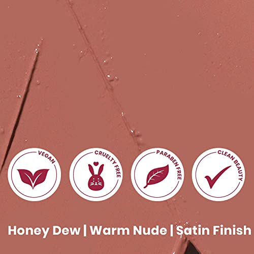 True + Luscious Super Moisture Lipstick – Clean, Vegan And Cruelty Free – Lasting Hydration For Dry Lips With A Satin Finish – Honey Dew, Warm Nude #TOP1