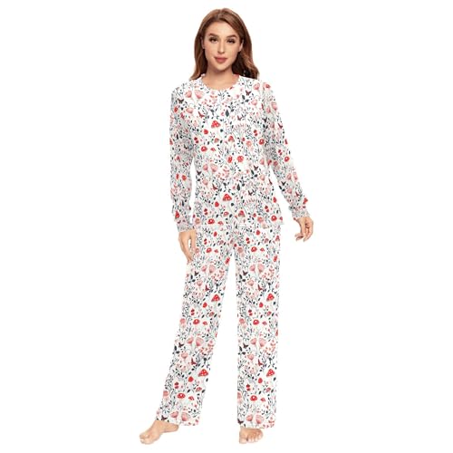 Ensemble de pyjama 2 pièces homme en coton Polyporus doux taille XS
