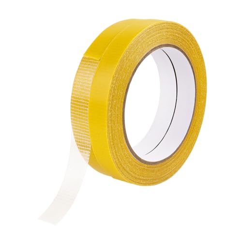 2 Pack Double Sided Tape Heavy Duty High Adhesive Mesh Tape 0.6Inch X 66Ft Super Sticky Clear Tapes High Tack Strong Mounting Tapes for Fixed Carpet Arts Crafts Wall Decor Photos No Glue Residue