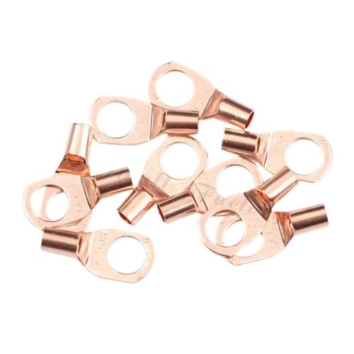 10Pcs/Set SC6-8 SC Bare Terminals Tinned Copper Lug Ring Seal Wire Cable Crimped/Welding Connectors Assorted Kit