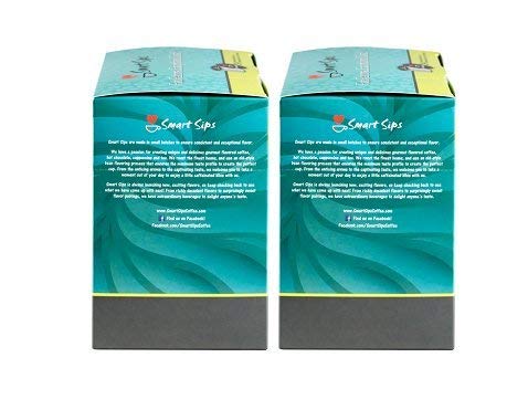 Miniatura 2 de Smart Sips, chocolate descafeinado frambuesa y arándano descafeinado canela desmenuzada paquete de café, 48 unidades para todas las máquinas Keurig