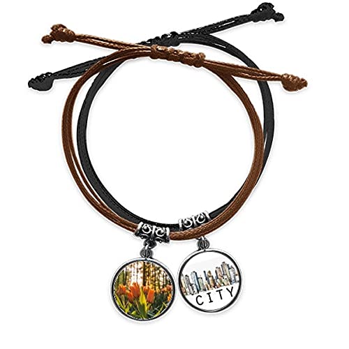 Bracelet la fleur nature du paysage ajustable résistant à l'usure quotidienne pour tous
