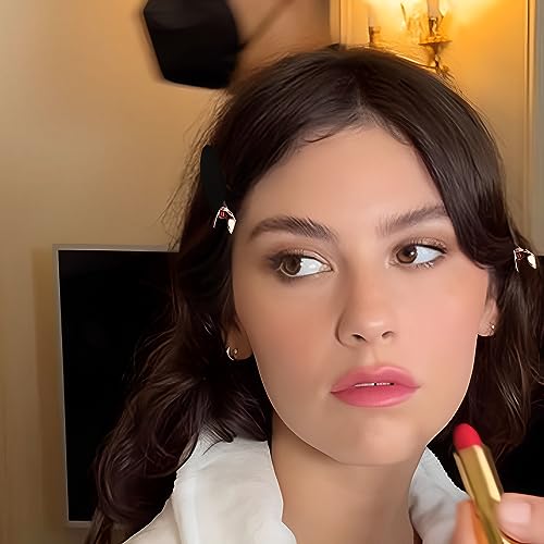 Ainiya Large No Bend Hair Clip,3.2 Inch No Crease Hair Clips Big Creaseless Hair Styling Accessories Black Alligator Clips For Makeup Application (8 Pack) #TOP2