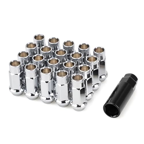 Tuercas de rueda de coche de hierro reforzado M12*1.5 color plata para Verna