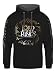 Superheroes Inc. Offizieller Herord of The Rings Goldfolie Logo Premium Kontrast Pullover Kapuzen-Sweatshirt (XL)